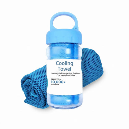 💦Verkoelende handdoek voor onderweg, waar en wanneer je maar wilt! Herbruikbaar, zacht, absorberend en verkoelend.