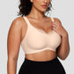💜 LAST DAY PROMOTION - 50%OFF💜Women's Wireless V-Neck Crossover Mesh Seamless Push-Up Bra