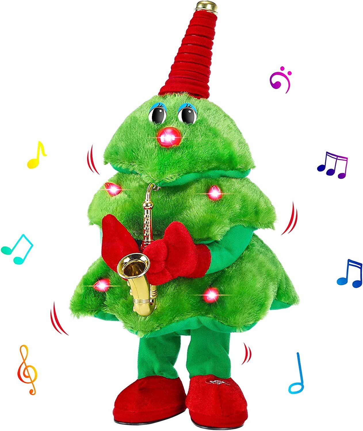 🎅Early Xmas Sales - 50% OFF🎄🎵Sing and Dance Rock Christmas Tree Toy🎸🎷