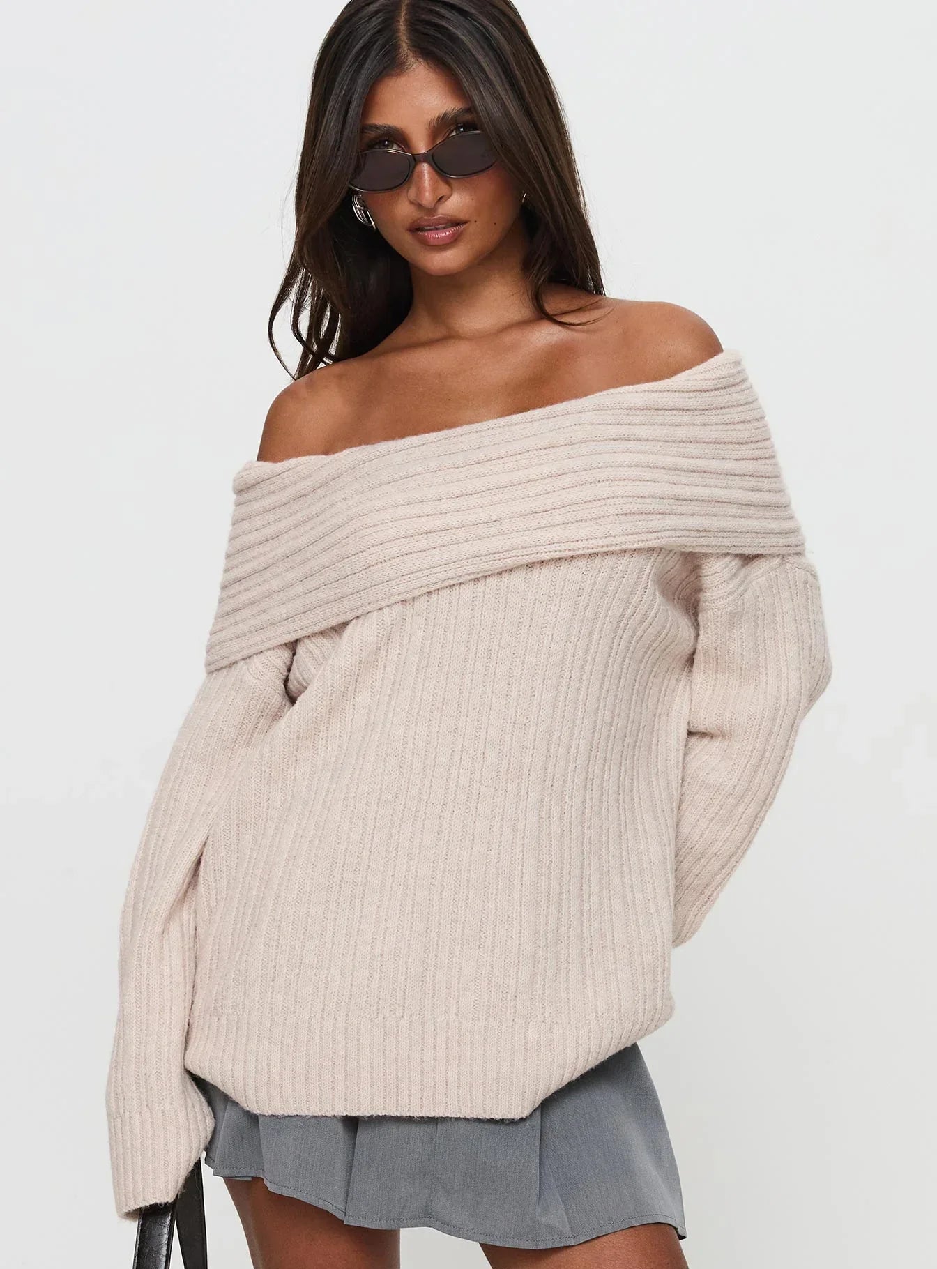 🎅Xmas Sales - 50% OFF🎄Fashion Loose Solid Color Pullover Sweater