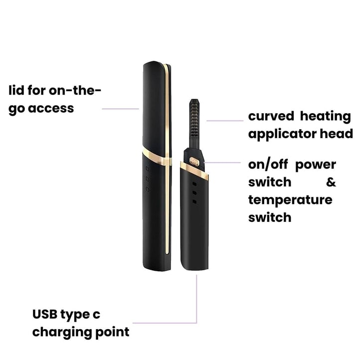 🔥🖤Black Friday Sale:50% OFF🔥Portable electric eyelash curling