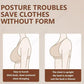 V-Neck Wirefree Bra with Wide Straps