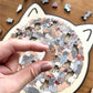 🎅135-Piece Morandi-Colored Cat Shaped Wooden Jigsaw Puzzle