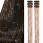 Clip in Hair Tinsel, Pack of 6 Pcs 24 Inch,Glitter Tinsel Hair Extensions 24 Inches, Festival Tinsel Fairy Hair Extension