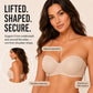 💜Women's Convertible Strapless Minimiser Bandeau Bra Underwire Unlined for Large Bust