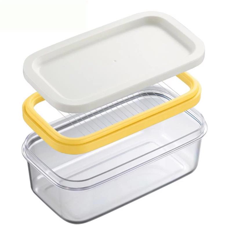 🔥HOT SALE🔥Butter Box With Lid Butter Tray & Cutting Mesh, Kitchen Airtight Storage Crisper