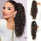 💜 LAST DAY PROMOTION - 50%OFF💜18 Inch Curly Wavy Frizzy Hair Extension with Ponytail