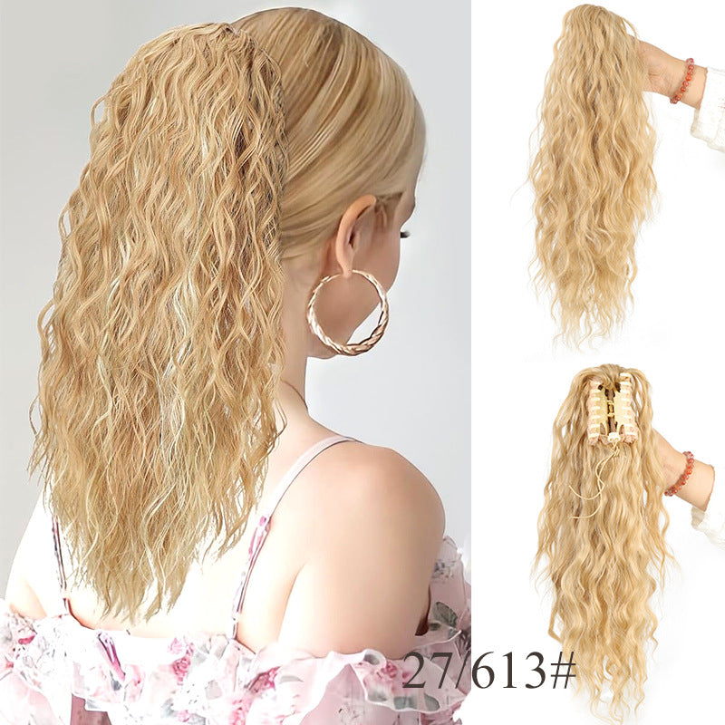 💜 LAST DAY PROMOTION - 50%OFF💜18 Inch Curly Wavy Frizzy Hair Extension with Ponytail