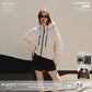 Wide-Brim Hood Short Oversized Rain Jacket With Bubble Hem,👍⛈️Waterproof & Lightweight & Adjustable Cuffs