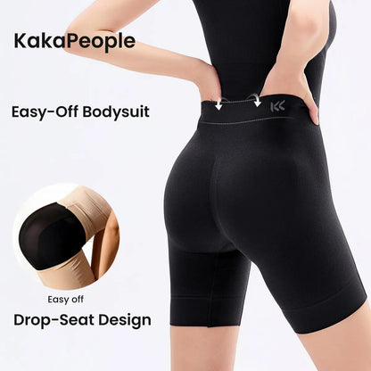 🩱 Faja colombiana tipo body con control de abdomen, efecto levanta glúteos, soporte para la espalda, refuerzo de algodón y moldeador para la recuperación posparto.