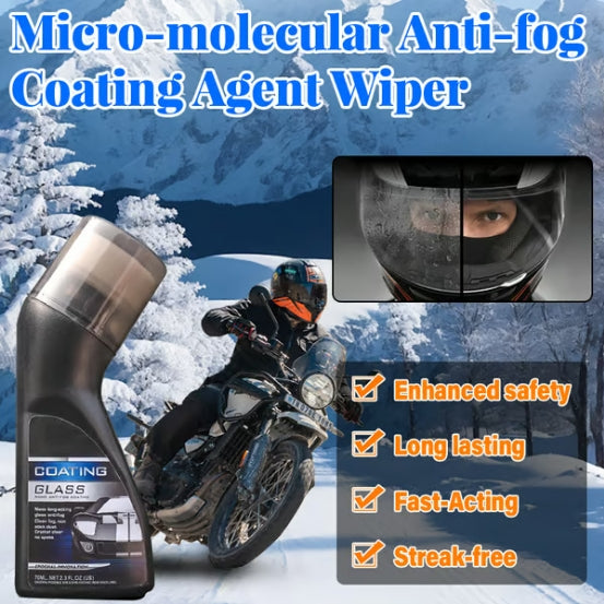 🎅Xmas Sales - 50% OFF🎄Micro-molecular Anti-fog Coating Agent Wiper