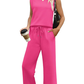 💕2025 Hot Sale 50% OFF🔥2025 New Women's  Sleeveless Top & Wide-Leg Pants 2-Piece Set