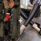 💜 ÚLTIMO DÍA DE OFERTA - 49% DE DESCUENTO 💜Chaqueta con capucha de manga larga para mujer