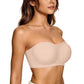 💞💞Dámské podprsenky bez ramínek, push-up bandeau podprsenka, protiskluzová, bezešvá, pohodlná, s podpůrnou vycpávkou