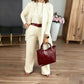 ✈️Free shipping worldwide⏳Time-Limited Special⏰Elegant 3-piece set including long cardigan, top and pants💞
