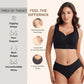 V-Neck Wirefree Bra with Wide Straps