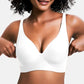 Jelly Wireless Womens Comfortable Wireless Bras Push Up Bralettes Seamless Tshirts Bras Deep V Everyday Bras