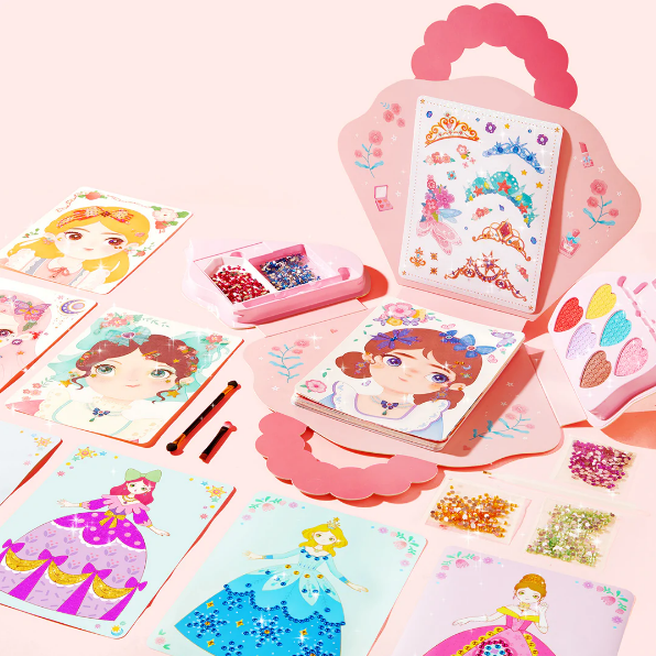 🎅Early Xmas Sales - 50% OFF🎄Fantasy 3-in-1 Princess Dress Up & Make Up Game Set💝