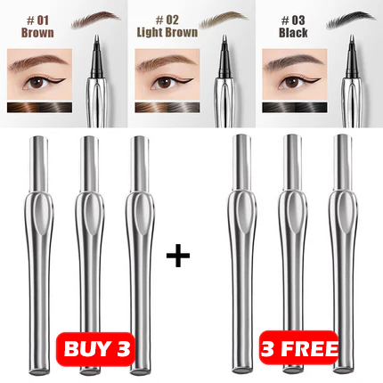 💖Buy 1 Get 1 Free💖2024 Upgraded Natural Waterproof Eyebrow Pen with Microfine Tip