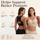 V-Neck Wirefree Bra with Wide Straps