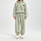 👖 Women's Plush Cable Knit Hoodie & Pants Set