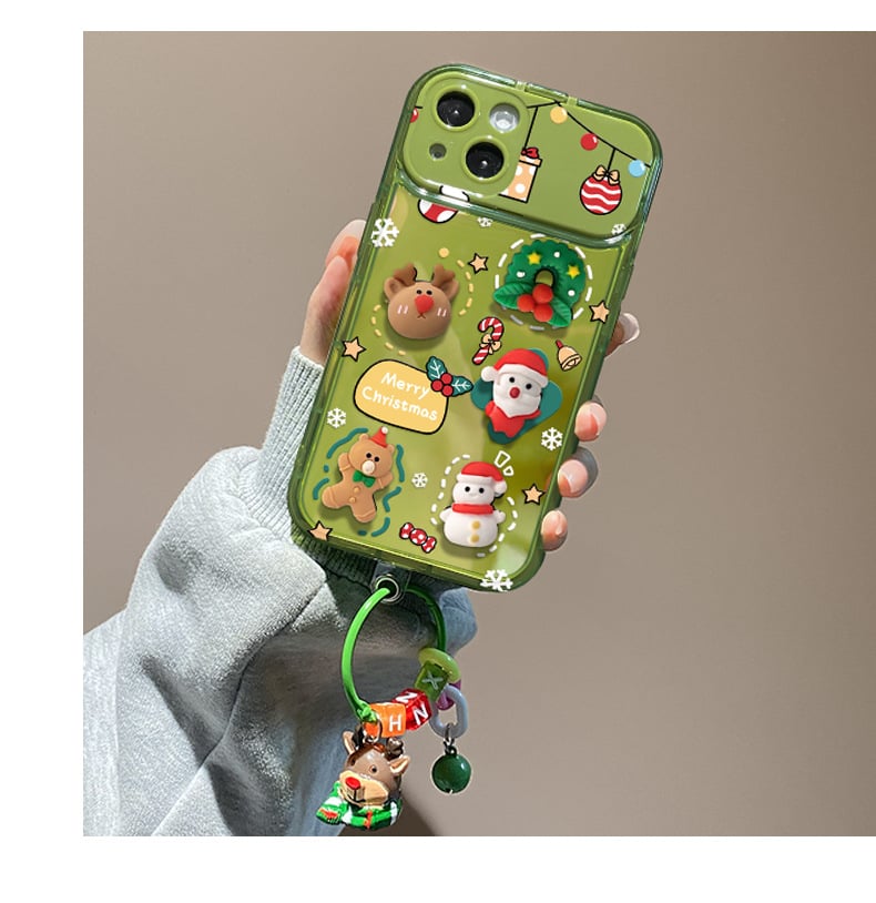 🎅Xmas Sales - 50% OFF🎄Christmas Tree Pendant Flip Mirror Case Cover For iPhone🎅