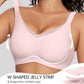 💜 LAST DAY PROMOTION - 50%OFF💜Women's Wireless V-Neck Crossover Mesh Seamless Push-Up Bra