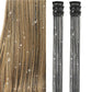 Clip in Hair Tinsel, Pack of 6 Pcs 24 Inch,Glitter Tinsel Hair Extensions 24 Inches, Festival Tinsel Fairy Hair Extension