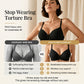 Nahtloser, atmungsaktiver Push-up-Stütz-BH für Damen