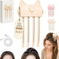 Wireless Heated Volumizing Root Lift Clip - Salon Crown Volume Styling Tool for Fine Flat Hair