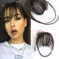 💜LAST DAY - BUY 1 GET 1 FREE💜Clip In Bangs 100% Human Hair Extensions Air Bangs