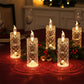 🎅Xmas Sales - 50% OFF🎄Set of 4 LED Crystal Candle Lights- Romantic Tabletop Night Lights