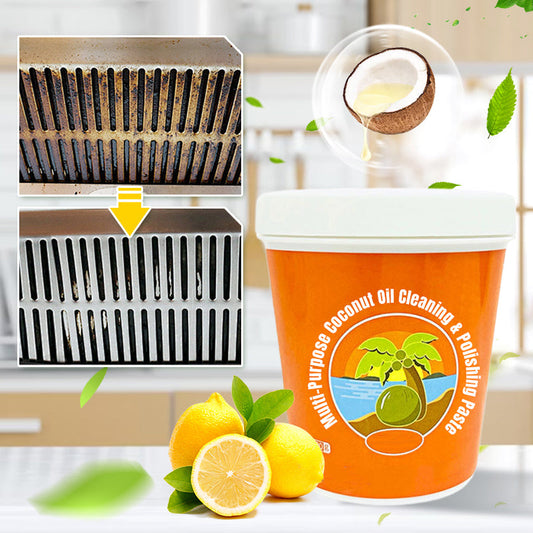 🔥LAST DAY PROMOTION - 50%OFF🔥Multi-Purpose Coconut Oil Cleaning & Polishing Paste