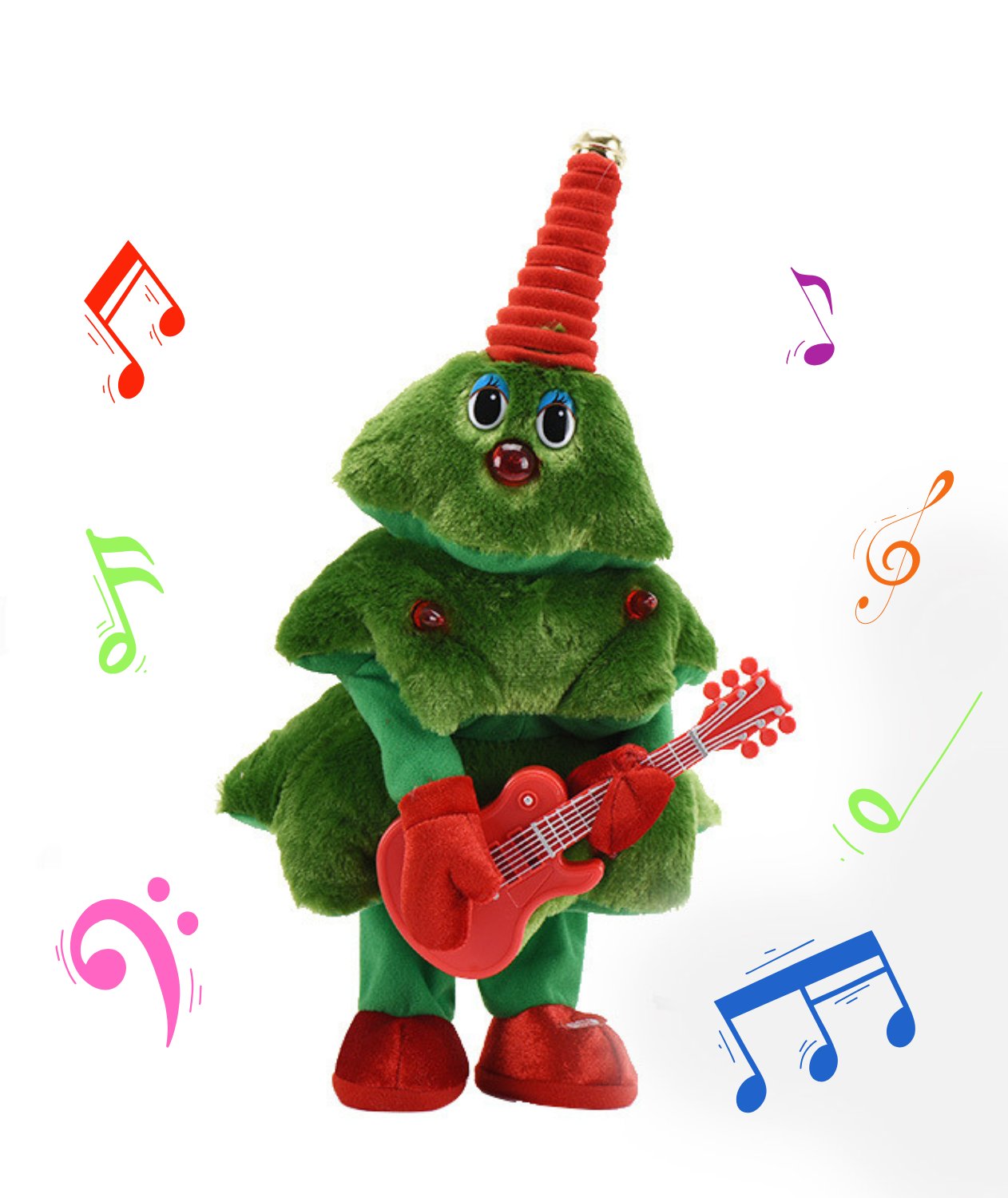 🎅Early Xmas Sales - 50% OFF🎄🎵Sing and Dance Rock Christmas Tree Toy🎸🎷