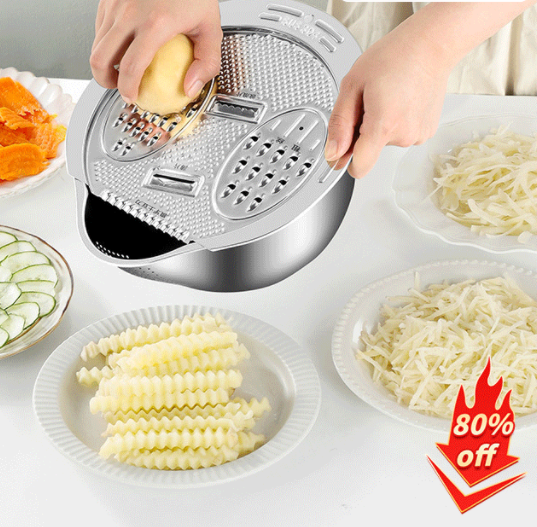 🔥HOT SALE🔥Stainless Steel Rice Strainer Bowl