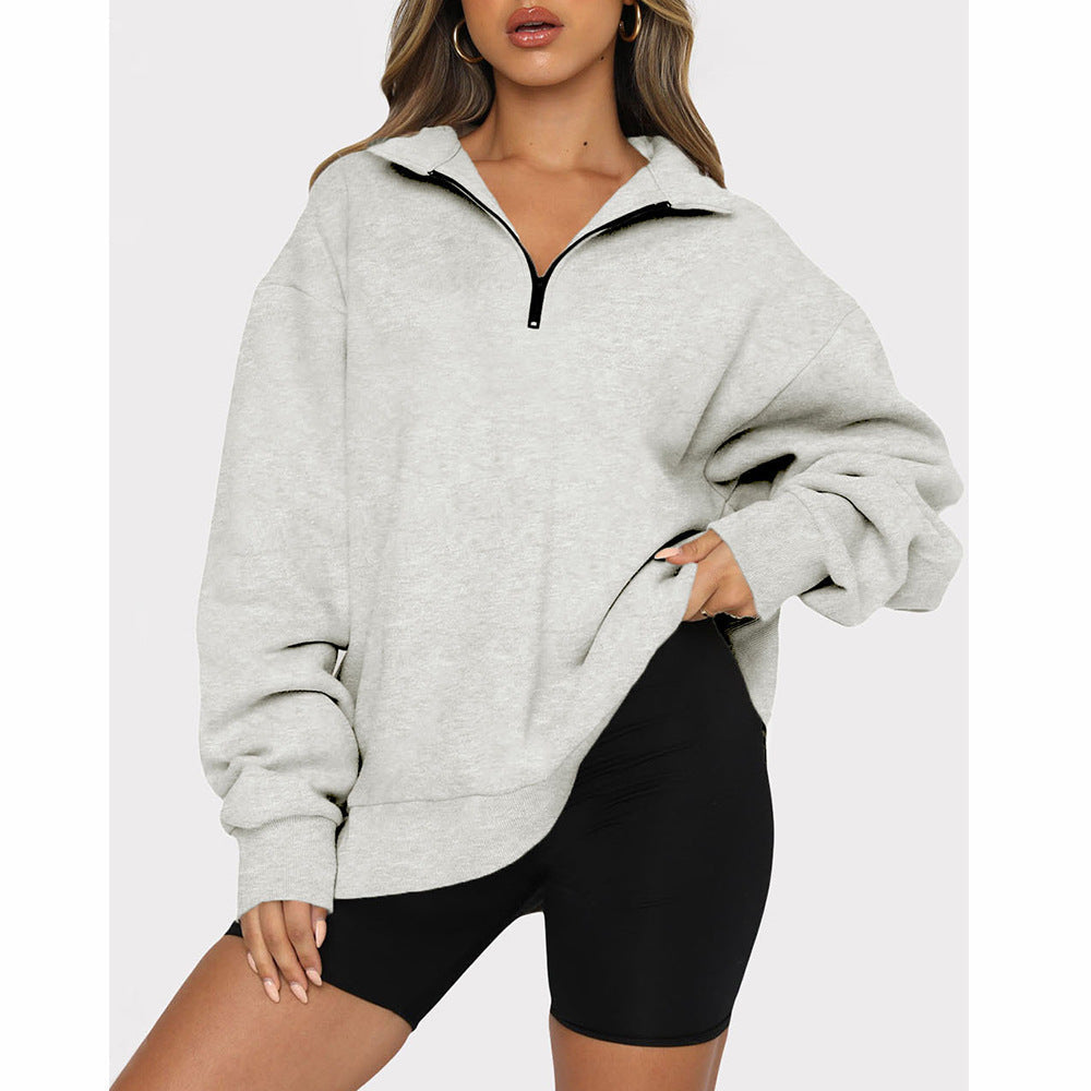 🔥🖤Black Friday Sale:50% OFF🔥Women's Half Zip Pullover Long Sleeve Sweatshirts