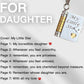 My Little Star Book Necklace for Daughter, Birthday Day Gift Graduation Jewelry of Love