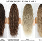 Extension de Cheveux Bouclés Ondulés et Volumineux avec Queue de Cheval