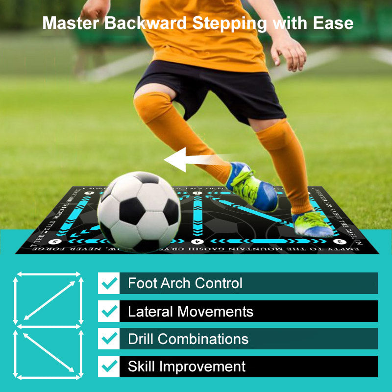 🎅Xmas Sales - 50% OFF🎄Football Footstep Training Mat