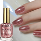 ✨  💅Fortalecedor de uñas con efecto espejo brillante color lila
