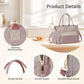Insulated Lunch Tote for Women – Stylish Leakproof Cooler Bag with Adjustable Strap & Side Pockets