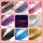 Clip in Hair Tinsel, Pack of 6 Pcs 24 Inch,Glitter Tinsel Hair Extensions 24 Inches, Festival Tinsel Fairy Hair Extension