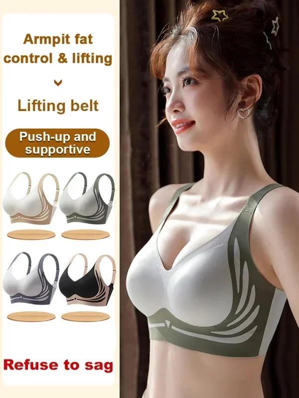 🔥Hot 50% off🔥Super Gathering Bra✨Wireless Push-Up Bra