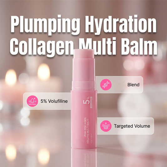 💜SIDSTE DAG - KØB 1 FÅ 1 GRATIS💜Pink Collagen Balm – 5% Volufilin + kollagen. Bekæmper hulrum, genopretter volumen. Som en pude til dit ansigt. Sidste dag – fyld op! 🛍️💎