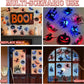 🔥מבצע יום אחרון 60% הנחה|🎃 מדבקות קיר לד לצללית ליל כל הקדושים