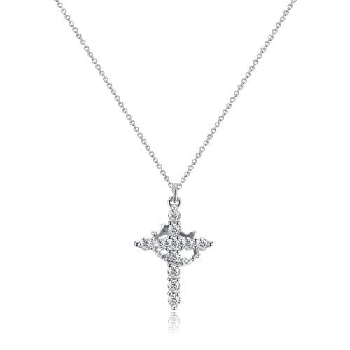 🎅Xmas Sales - 50% OFF🎄Crown with Cross Pendant Necklace