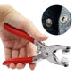 100pcs Invisible Colored Metal Buckle & 1 Count Manual Pressure Pliers