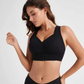 V-Neck Wirefree Bra with Wide Straps