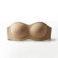 💞Womens Strapless Bras Push Up Bandeau Bra Non Slip Wireless Supportive Padded Bras Seamless Comfortable Tube Jelly Bra