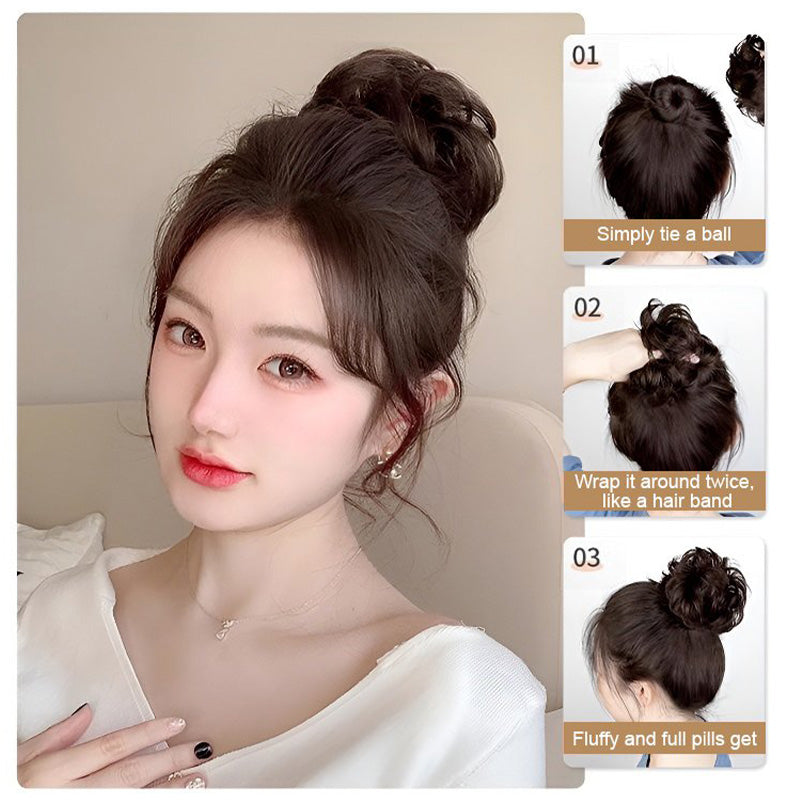 🔥🖤Black Friday Sale:50% OFF🔥Upgraded Voluminous & Realistic Maruko Hair Ring